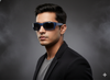 Thin Metal Aviator Sunglasses (Gold)